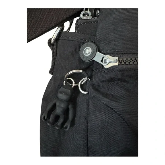 Kipling Elysia Black Shoulder Bag Purse Crossbody - Picture 2 of 15